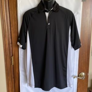 Under Armour Cold Black Polo Logo Mens size Large
